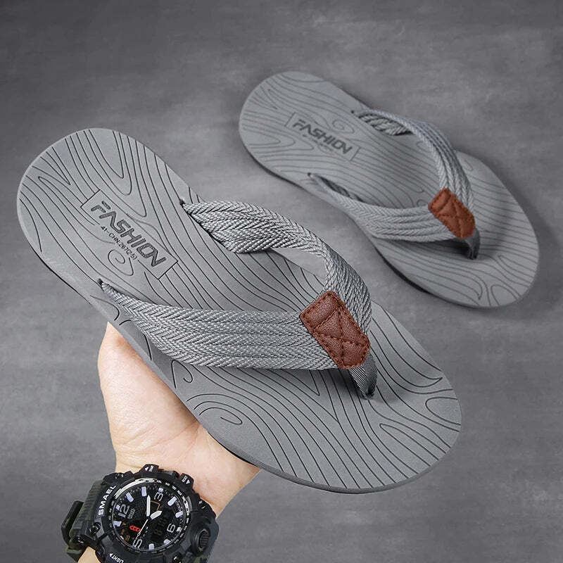 Sandália Masculina de Verão Antiderrapante Fnac - Imagem 5