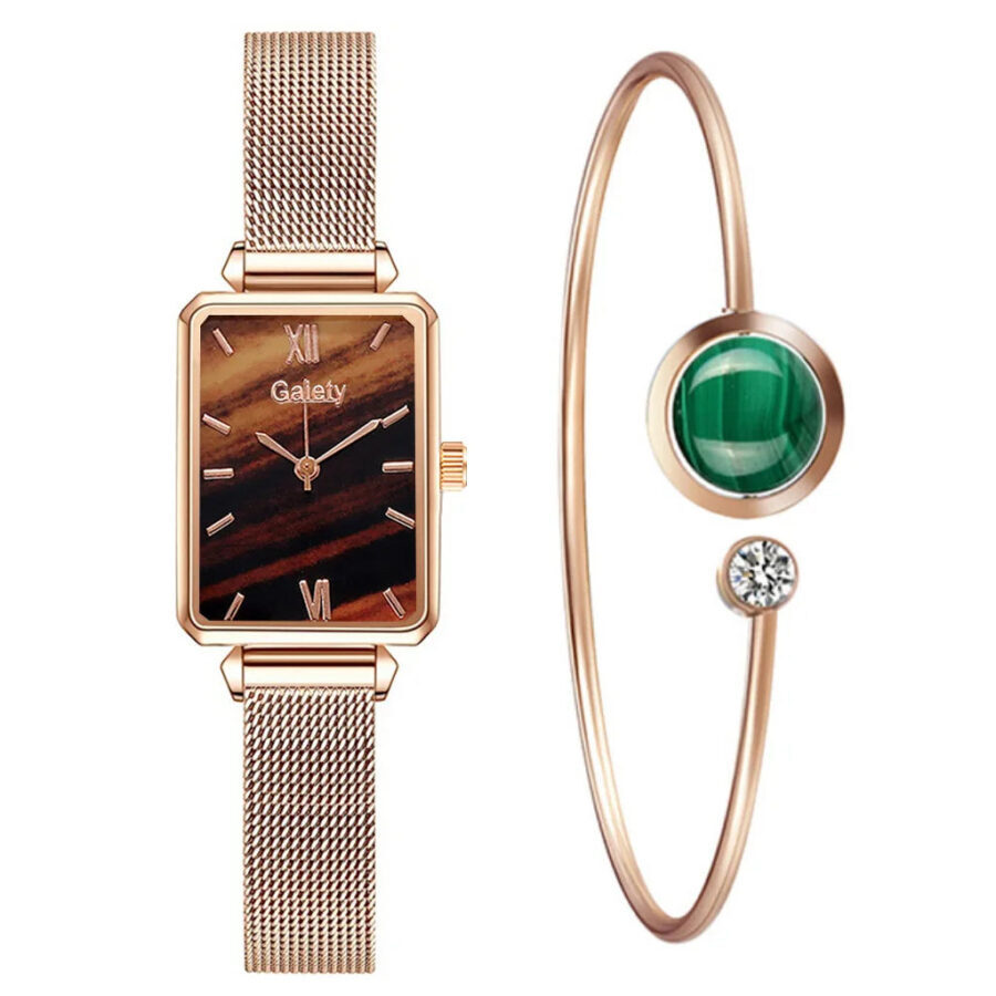 Relógio Minimalista Feminino com Bracelete - Imagem 10