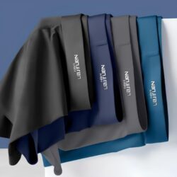 Cueca Boxer de Seda Gelada Respirável e Ultrafina - Kit com 4 Peças