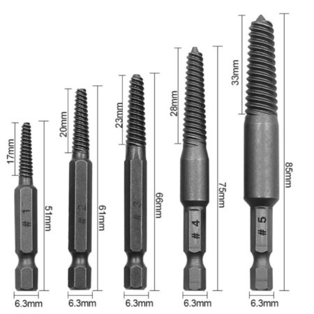 Brocas Extratoras Para Parafusos | Conjunto Completo - Imagem 7