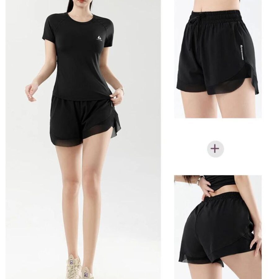 Short Legging Feminino de Cintura Alta com Bolso Fnac - Imagem 7