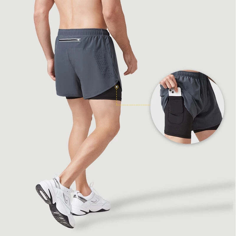 Short Masculino Esportivo Duplo Fnac - Imagem 2