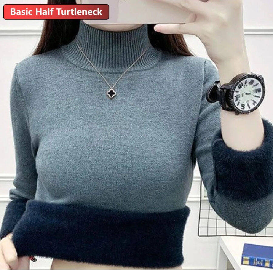 Suéter Feminino de Inverno em Lã Forrado Fnac - Imagem 7