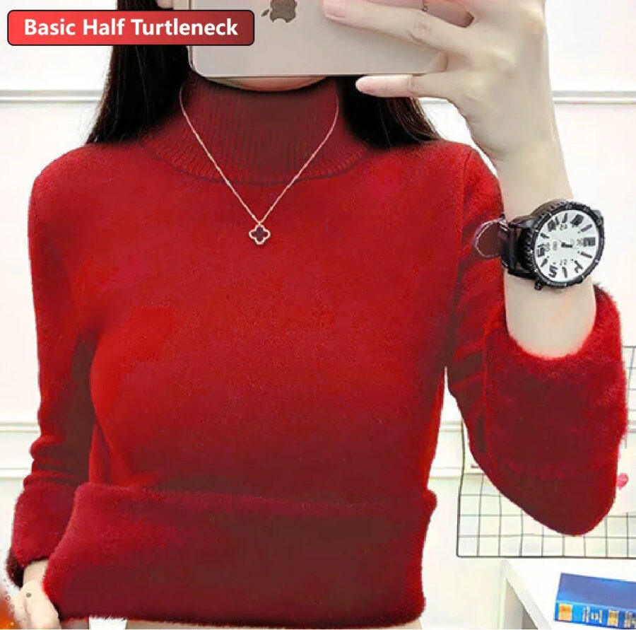Suéter Feminino de Inverno em Lã Forrado Fnac - Imagem 6