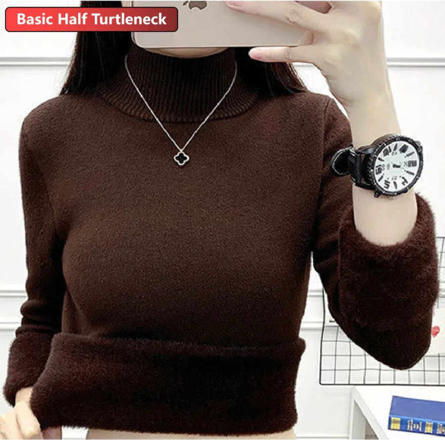 Suéter Feminino de Inverno em Lã Forrado Fnac - Imagem 13
