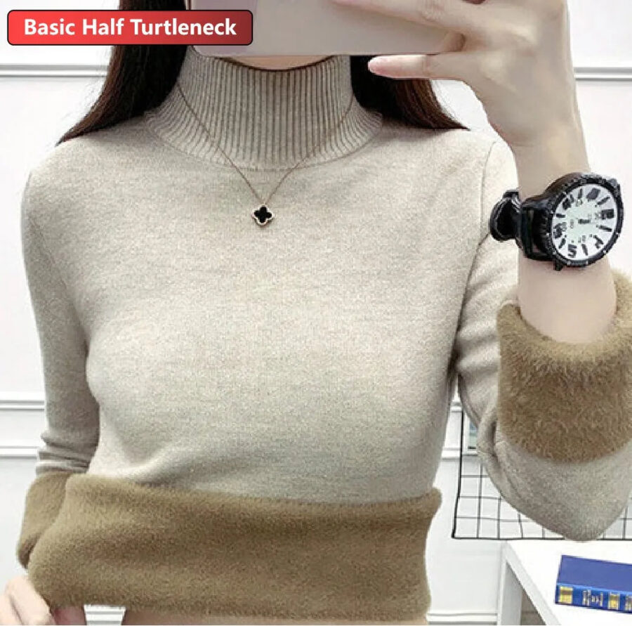 Suéter Feminino de Inverno em Lã Forrado Fnac - Imagem 9