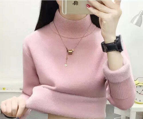 Suéter de Inverno Feminino de Lã Peluciado Fnac - Imagem 8