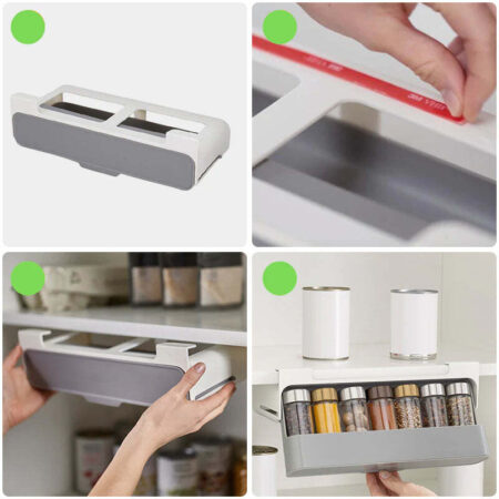 Suporte Organizador para Armário com 6 Potes Fnac - Imagem 6