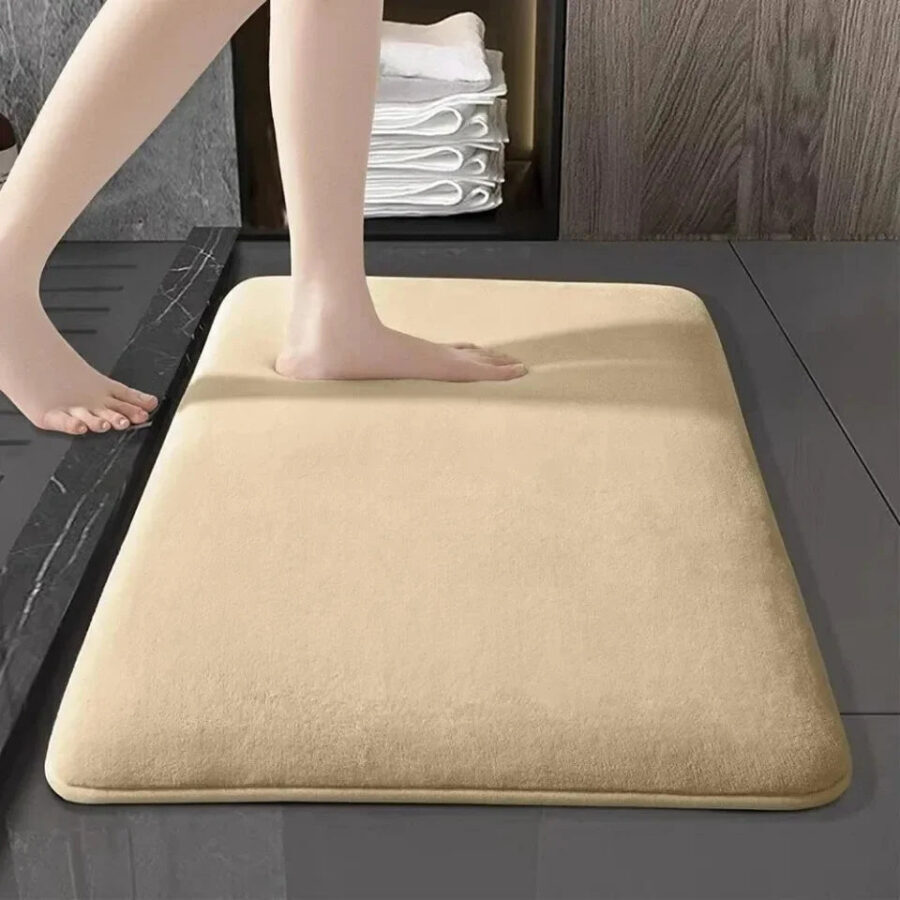 Tapete de Banheiro Antiderrapante de Espuma de Memória Fnac - Imagem 4