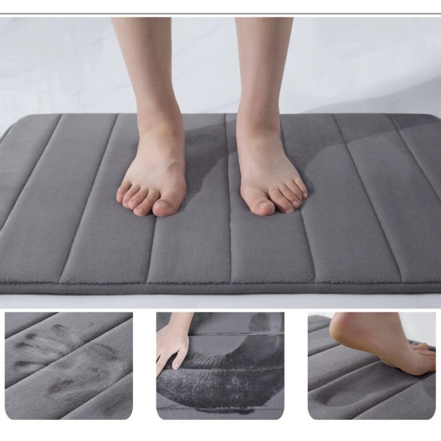 Tapete de Banheiro Super Absorvente Antiderrapante Fnac - Imagem 7
