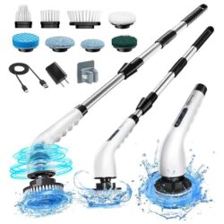 Escova Elétrica 7 em 1 Para Limpeza Profunda - PowerClean 360°