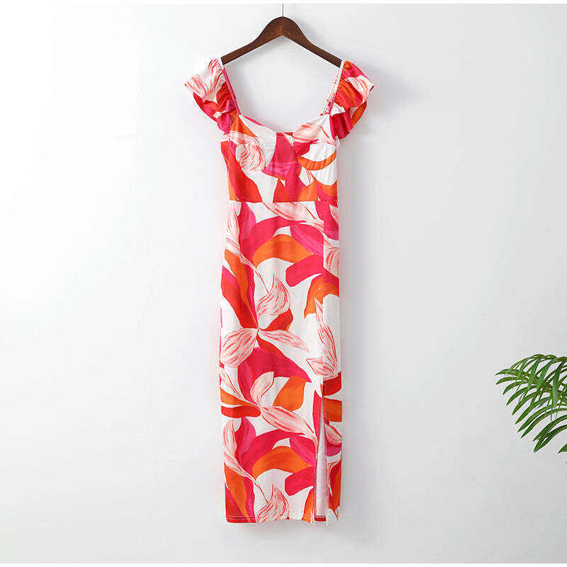 Vestido Feminino Estampado Vintage Fnac