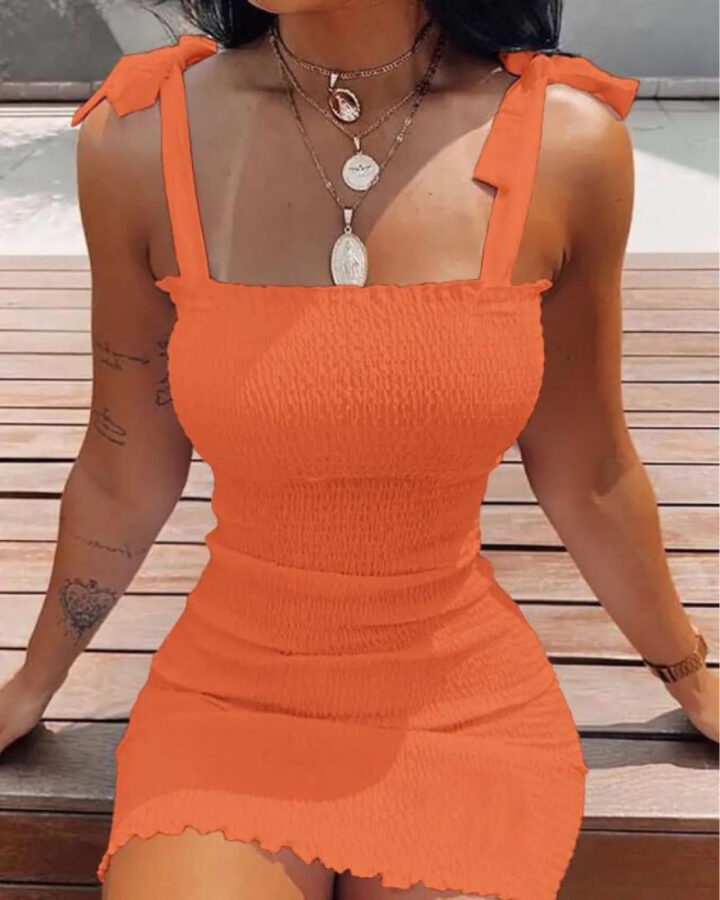 Vestido Feminino Slim Fit Curto Fnac - Imagem 4