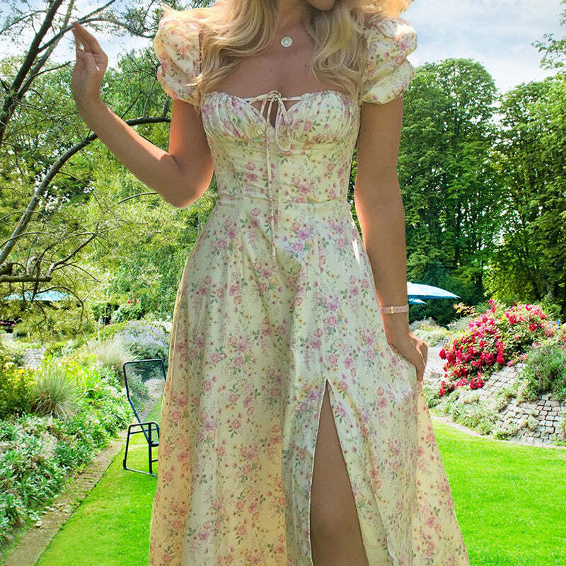 Vestido Feminino Slim Fit Floral de Verão Fnac - Imagem 10