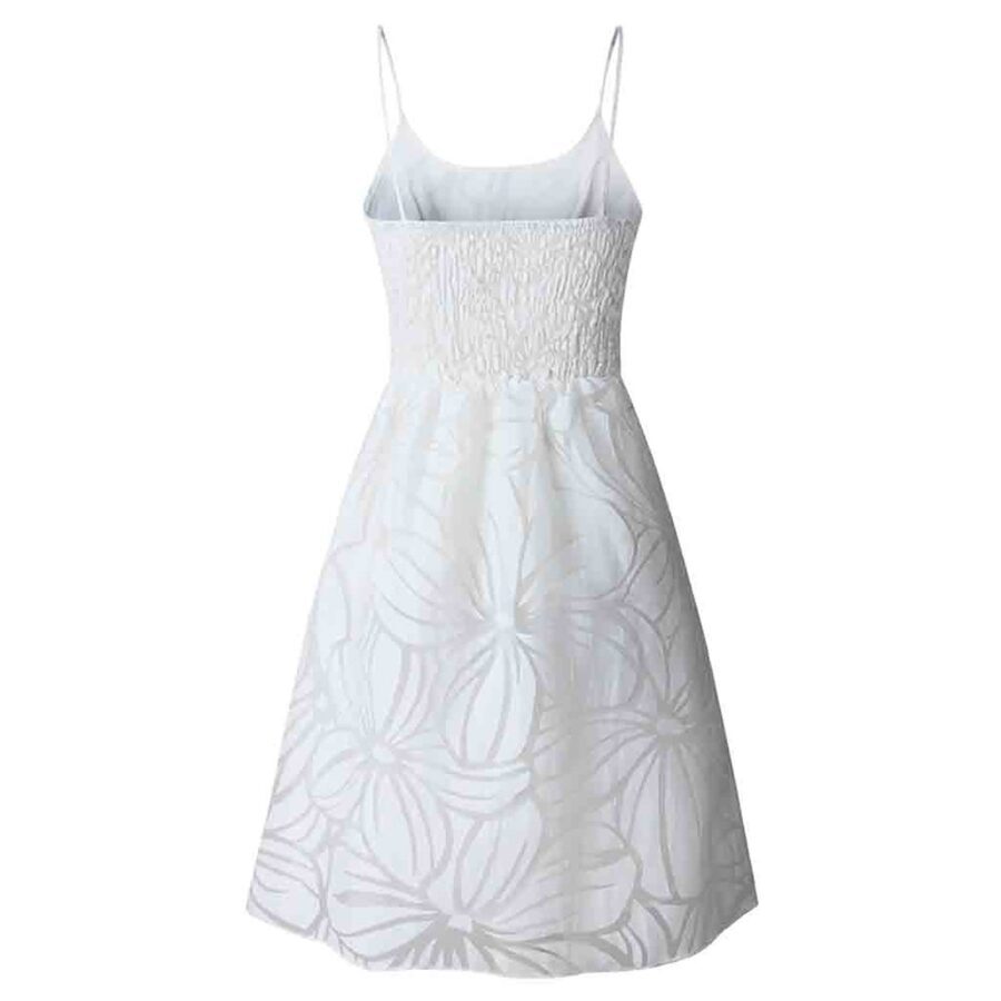 Vestido Feminino de Verão Curto Plissado Fnac - Imagem 8