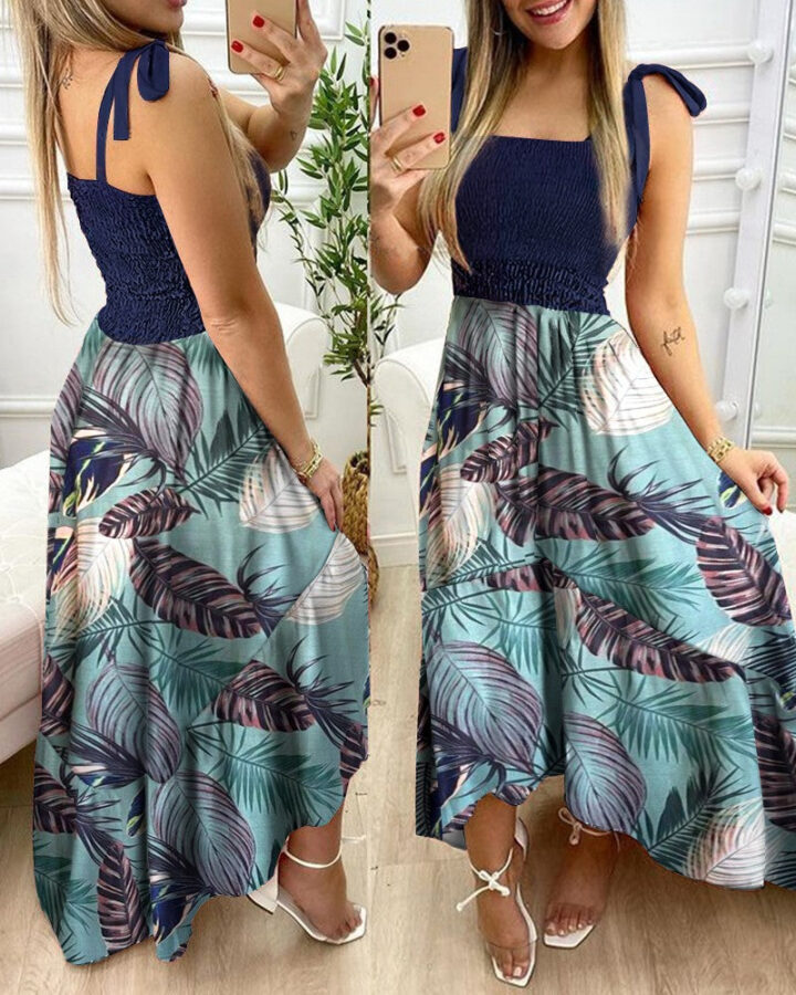 Vestido Feminino de Verão Floral Longo Fnac - Imagem 5