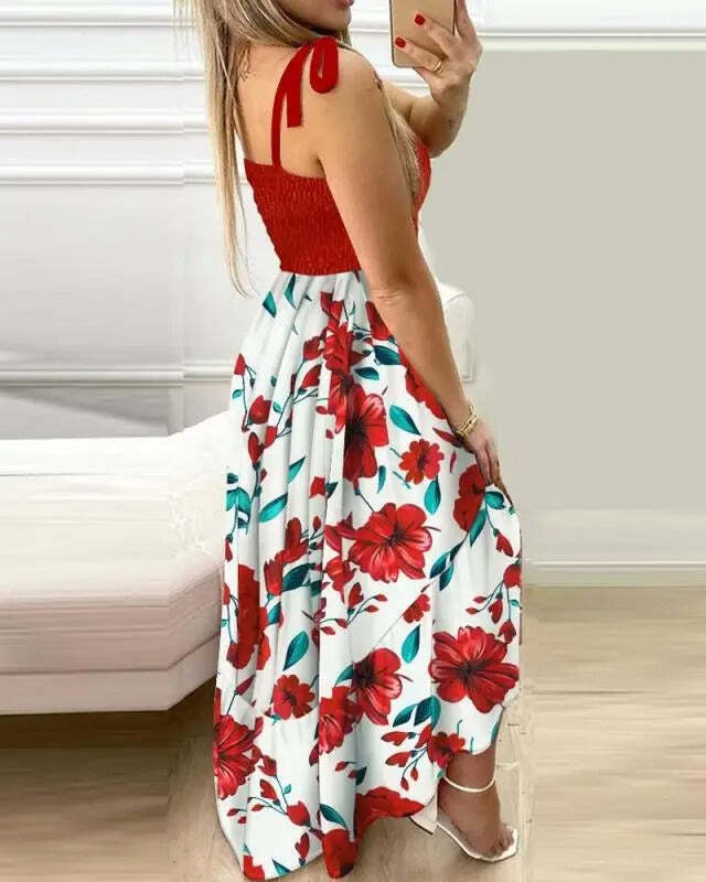 Vestido Feminino de Verão Floral Longo Fnac - Imagem 6