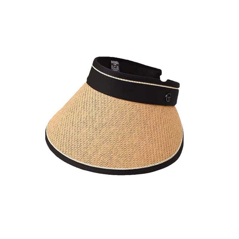 Viseira Chapéu Feminino de Palha com Proteção UV50+ Fnac - Imagem 8