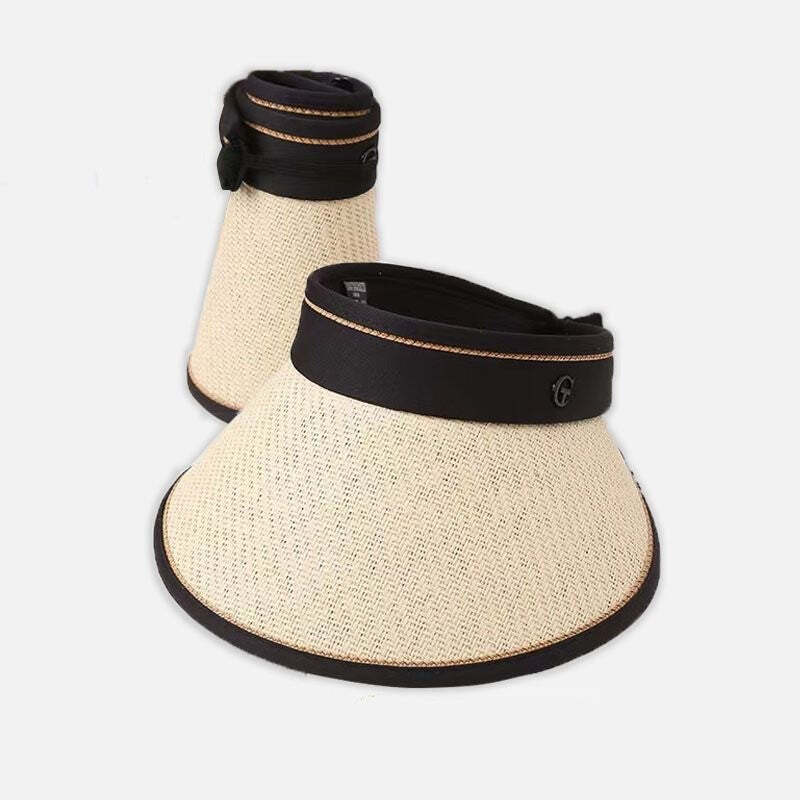 Viseira Chapéu Feminino de Palha com Proteção UV50+ Fnac - Imagem 6
