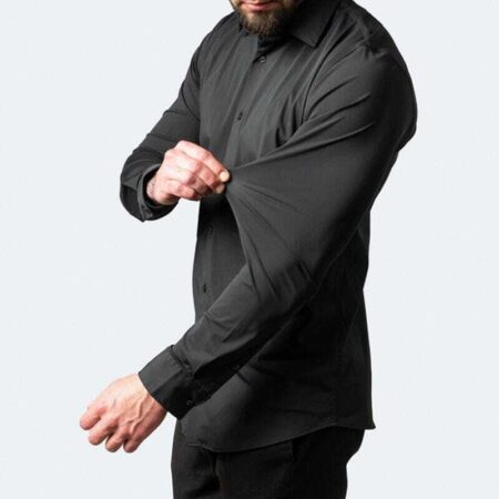 Camisas Flexível Comfort Tecido Seda Gelo - COMPRE 1 LEVE 2 - Imagem 4