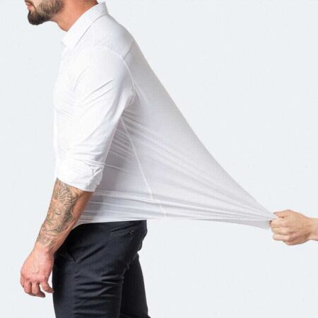 Camisas Flexível Comfort Tecido Seda Gelo - COMPRE 1 LEVE 2 - Imagem 6