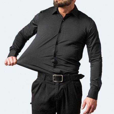 Camisas Flexível Comfort Tecido Seda Gelo - COMPRE 1 LEVE 2 - Imagem 2