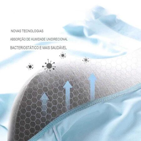 Cueca Boxer de Seda Gelada Respirável e Ultrafina - Kit com 4 Peças - Imagem 4