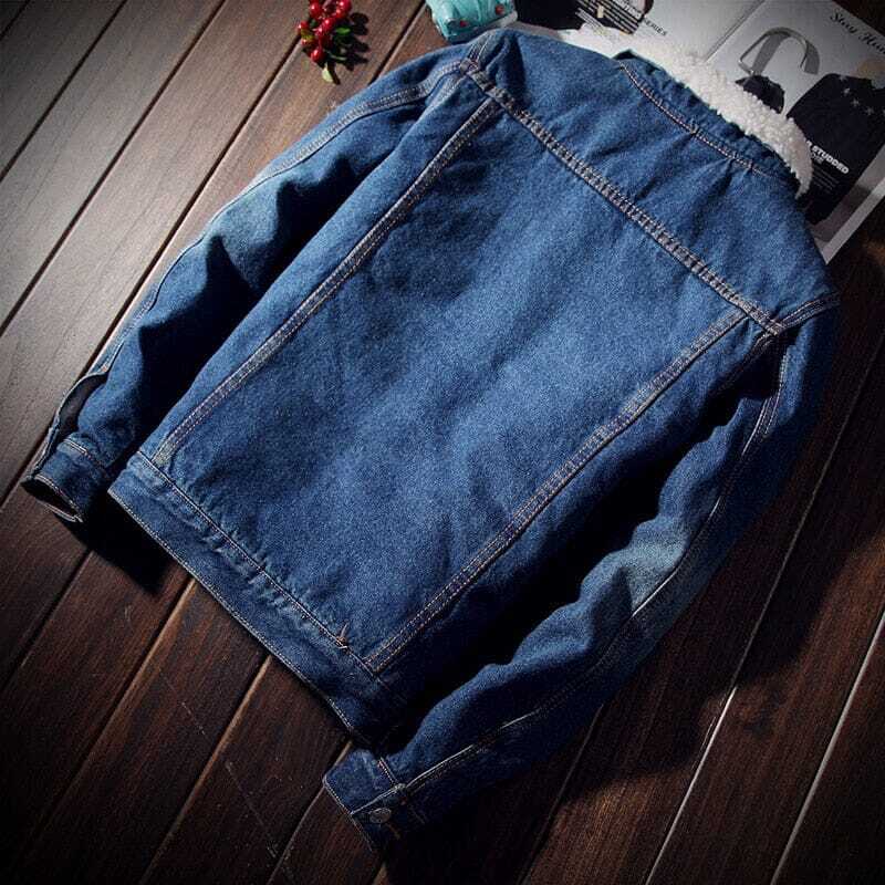 Jaqueta Jeans Masculina Forrada com Lã - Comfort Denim - Imagem 6