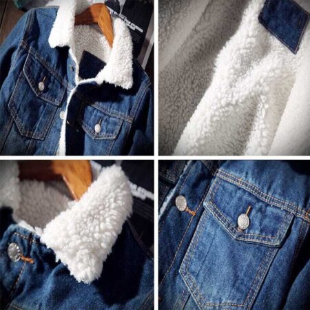 Jaqueta Jeans Masculina Forrada com Lã - Comfort Denim - Imagem 4