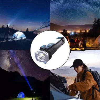 Lanterna Tática 4 em 1 com Powerbank Integrado - PAGUE 1 LEVE 2 - Imagem 7