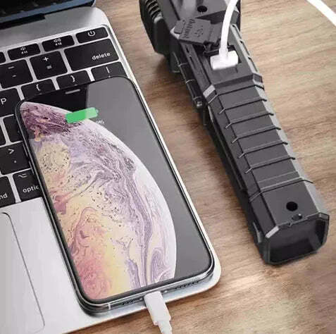 Lanterna Tática 4 em 1 com Powerbank Integrado - PAGUE 1 LEVE 2 - Imagem 6