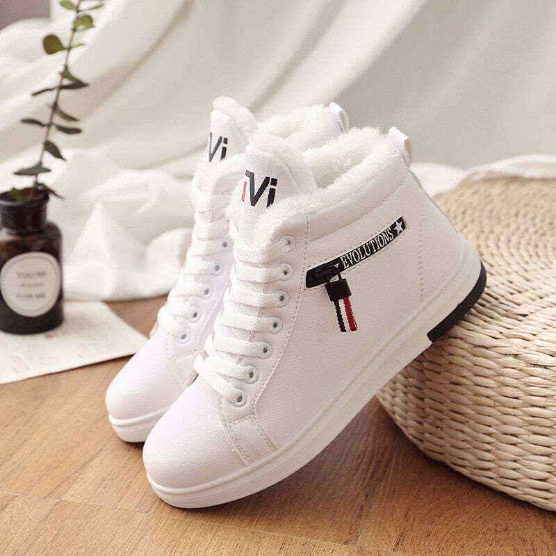 Tênis Botinha Feminino Forrado com Lã
