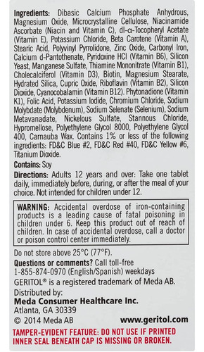 Geritol Comprimidos Completos 100 Comprimidos - Imagem 6