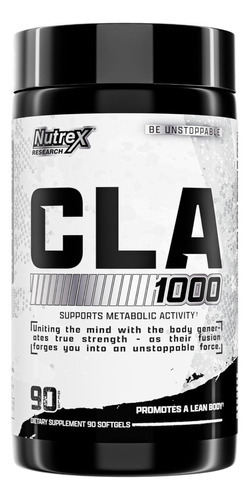 Nutrex Cla 90 Soft Gels - 1000 Mg De Mistura Ativa De Ácido