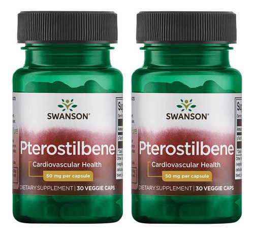 Swanson Ultra Pterostilbeno Cardiovascular Health 50 Mg Por