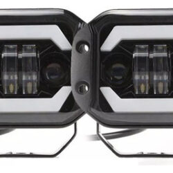 Para Faróis Led Mile De 5 , Embutido Alto E Baixo Com Drl