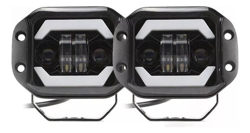 Para Faróis Led Mile De 5 , Embutido Alto E Baixo Com Drl