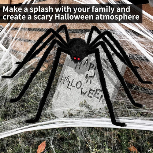 4 × Decoração De Porta Decorativa De Halloween Giant Hairy S - Imagem 9