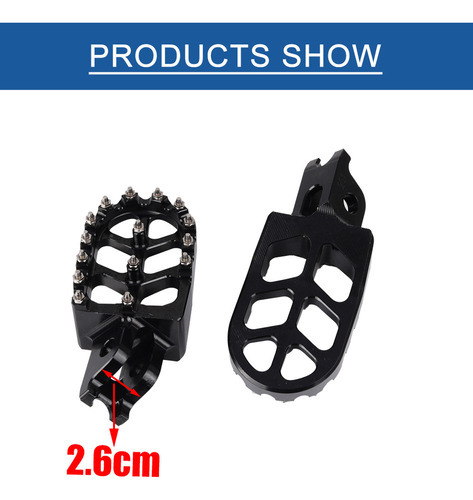 Pedaleira Anker Inox Crf 230/250 Tornado Xre300 + Pino Molas - Imagem 4