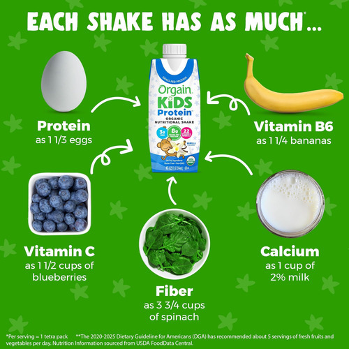 Shake De Proteína Nutricional Orgânica Para Crianças Orgânic - Imagem 4