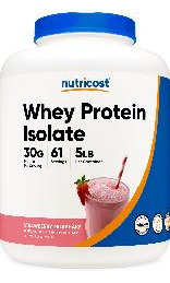 Isolado De Proteína De Soro De Leite Nutricost Morango 2,27 - Imagem 2