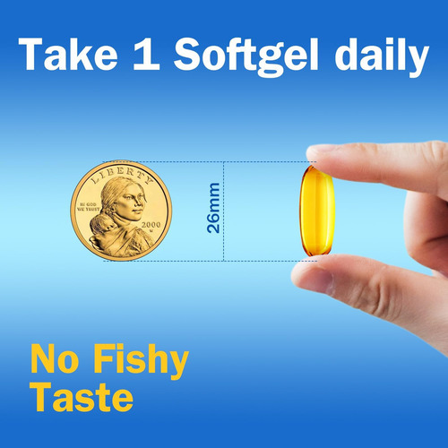 Nyo3 Omega 3 Suplemento De Óleo De Peixe 1000mg, 85% Reester - Imagem 7