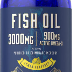 Óleo De Peixe 3000mg | 900mg Ômega 3 | 200 Cápsulas Gelatino