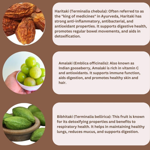 Pó Triphala 100% Natural Mganna Para Pele Brilhante E Cuidad - Imagem 6