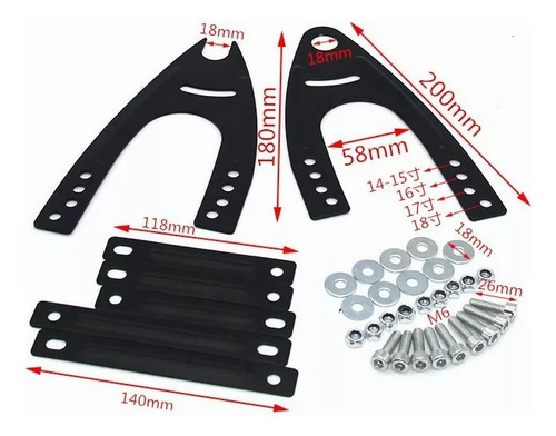 Trotinetes Mudguard Guard Splash Rear Scooters Elétricos Mot - Imagem 2