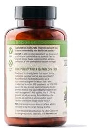 Cápsulas De Extrato De Chá Verde Naturewise 1000 Mg - 50% Eg - Imagem 8