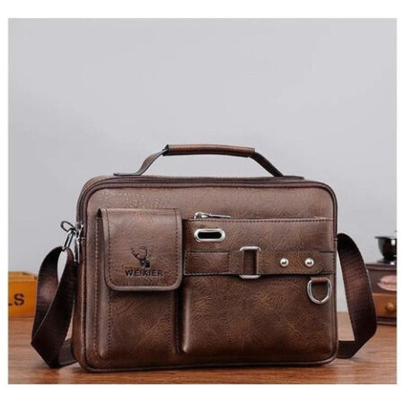 Bolsa Executiva Masculina Em Couro Pu 2023 - Imagem 18