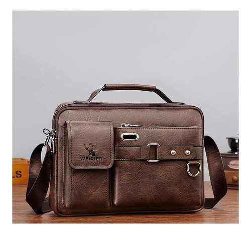 Bolsa Executiva Masculina Em Couro Pu 2023 - Imagem 18