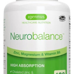Neurobalance, Suplemento De Absorção De Zinco E Magnésio B6,