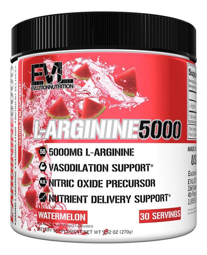 Evluição Nutrição Oxido Nítrico Booster L -arginina Suplemen